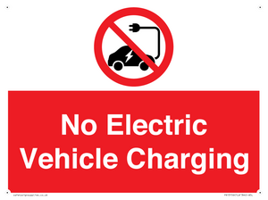 No Electric Vehicle Charging